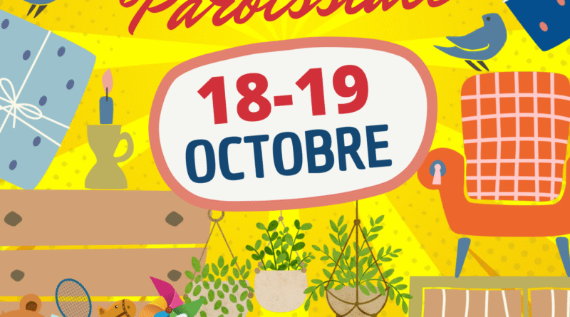 Brocante paroissiale samedi 18 et dimanche 19 octobre 2025